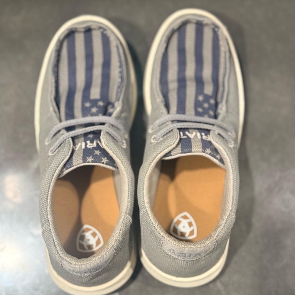 Ariat kids Hilo Canvas Slip On sz: 1 - Picture 5 of 7
